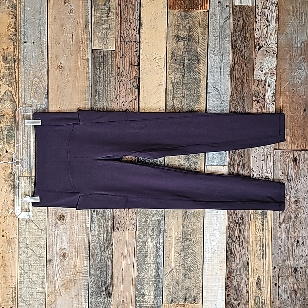 Zella Studio Luxe High Waist Pocket 7/8 Leggings XS  PURPLE NEBULA